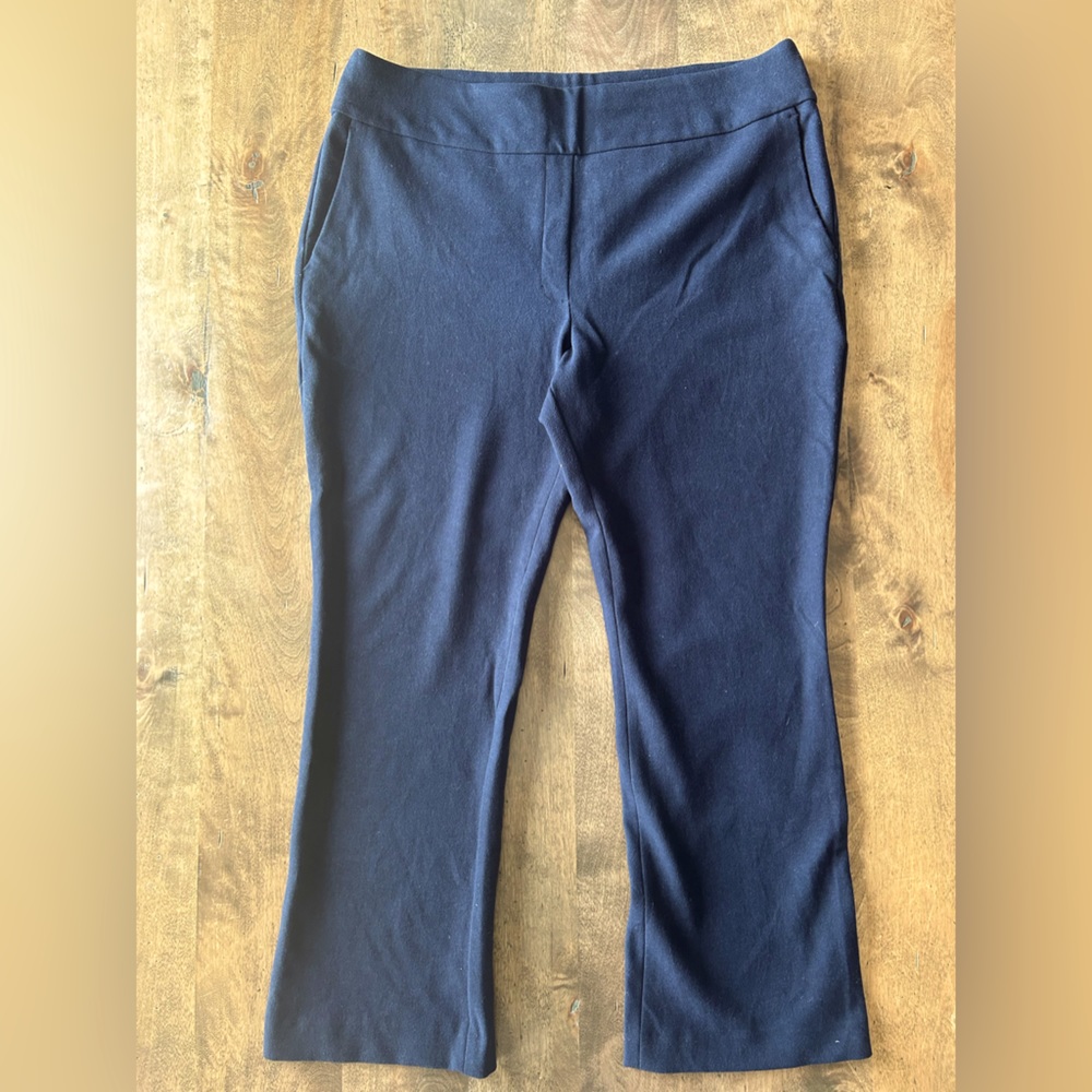 Express XL navy pull on bootcut pants